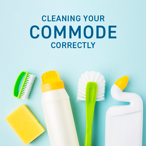 How to clean a commode at home 
